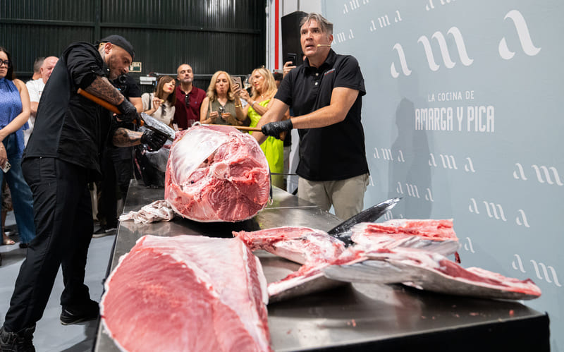 Segunda día de las Jornadas del Atún y el AOVE del restaurante AMA. Imagen: Conde de Benalúa
