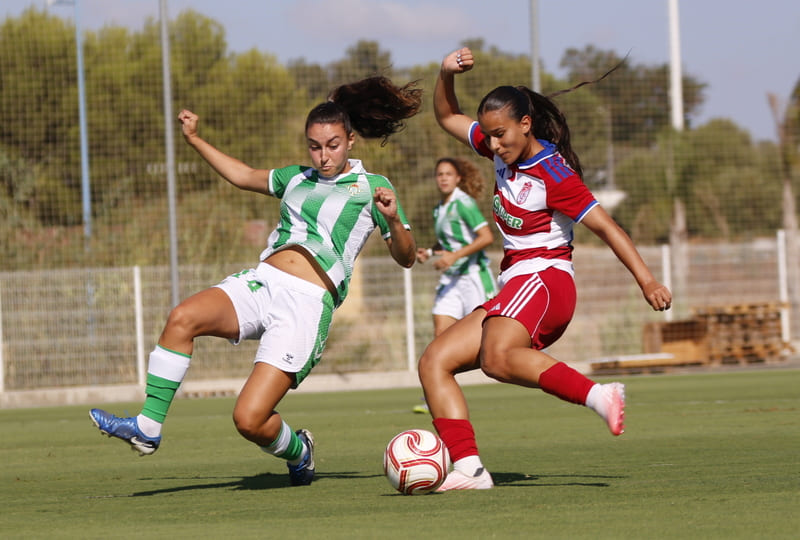 Imagen del partido disputado por el Granada Femenino ante el Real Betis Féminas este sábado 22 de agosto en la Ciudad Deportiva Rafael Gordillo. IMAGEN: GRANADA CF
