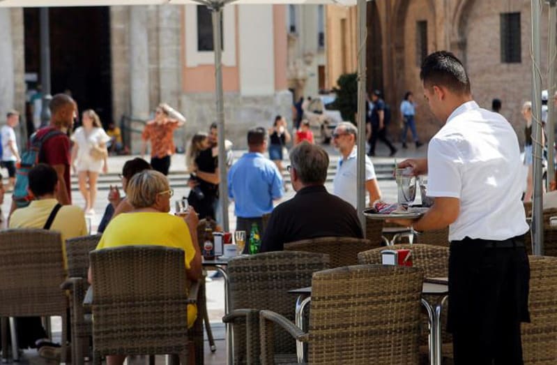 Vista de una terraza de un establecimiento hostelero. IMAGEN: JUNTA DE ANDALUCÍA