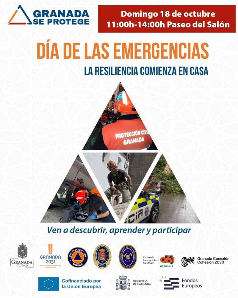 Convocatoria de jornada abierta en Granada 'Día de las Emergencias'.
- AYUNTAMIENTO DE GRANADA