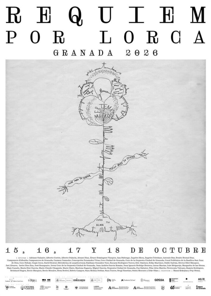 Cartel anunciador de Cartel anunciador de 'Réquiem por Lorca'.